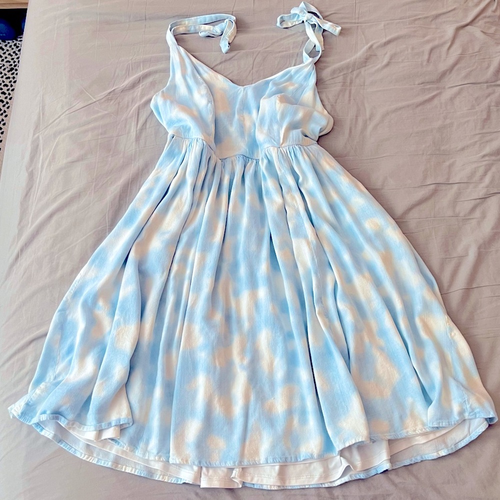 torrid 0 cloud sundress with shoulder ties